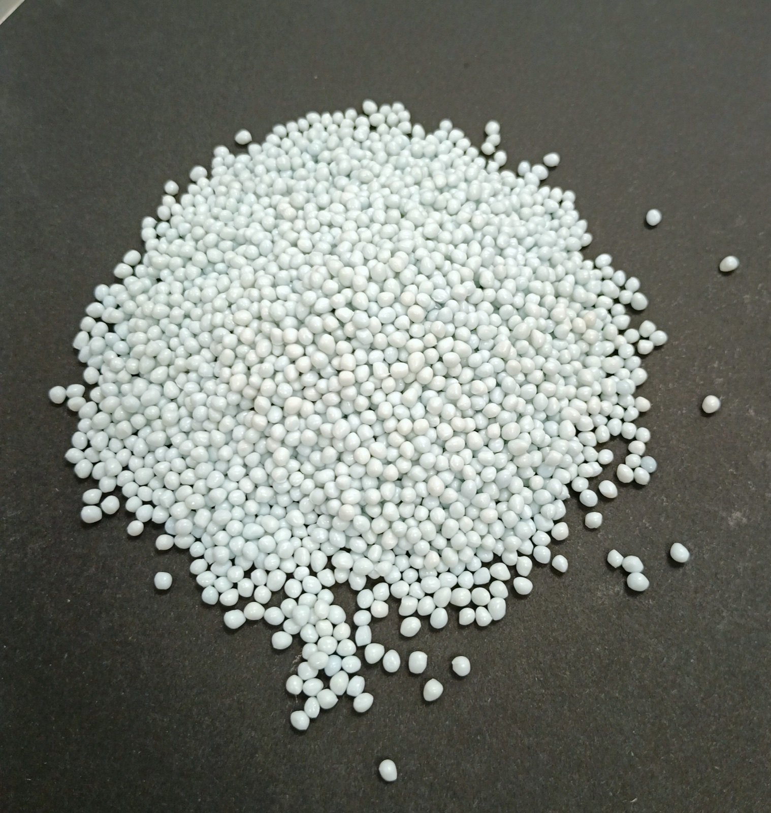 Extra Light Blue food-grade rPET granules